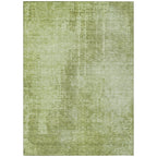 3' X 5' Sage And Green Abstract Washable Indoor Outdoor Area Rug